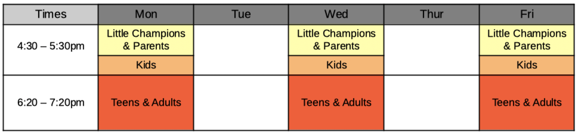 online-beginner-schedule
